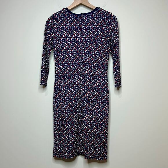 Lauren Ralph Lauren Jersey Stretch Geometric Print Dress Size PXS - Picture 8 of 11